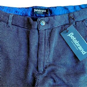 Betabrand San Francisco Cotton Pinstripe Pants Size 30 34 NEW WITH TAG